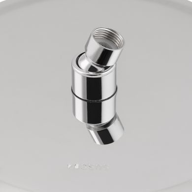 Лейка для верхнего душа Lidz Niagara 125 245 мм округлая LDNIA125NKS37518 Chrome