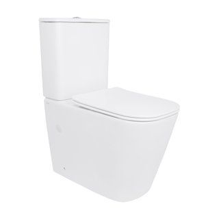 Унитаз напольный Qtap Stork Ultra Quiet 630&times;350&times;805 мм с сиденьем Soft-close, White QTSTO27W49260