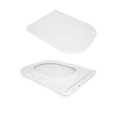 Унитаз напольный Qtap Stork Ultra Quiet 630&times;350&times;805 мм с сиденьем Soft-close, White QTSTO27W49260