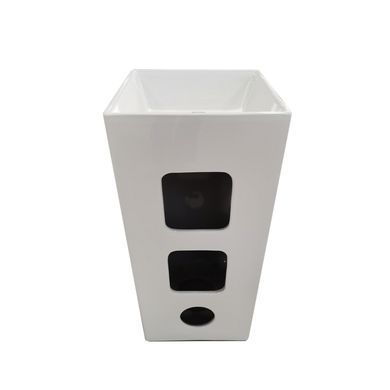 Раковина моноблок MIXXUS PREMIUM QUADRO-1101 410х410х850mm (MP6574)