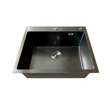 Мийка Mixxus MH5843 Micro Decor Graphite (3.0/0.8) з нерж. сталі (колір графіт) (MI8217)