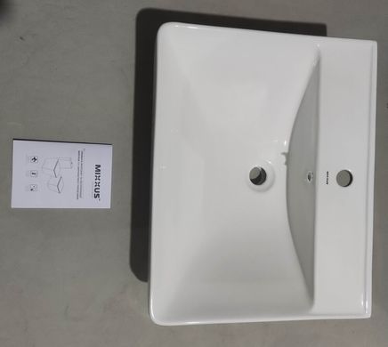 Раковина меблева MIXXUS PREMIUM STYLE-1501 600х480х190mm з отвором під змішувач та переливом (MP6498)