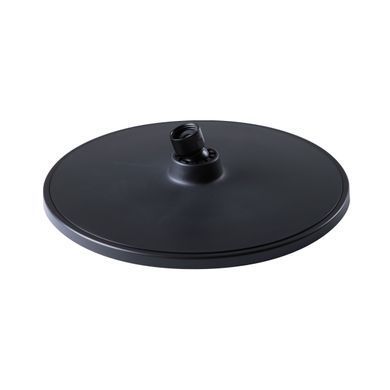 Лейка для верхнего душа Qtap Hlavova 230 мм округлая QTHLAVA228O1ZBB Black Matt