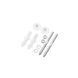 Раковина Qtap Nando LT 600х420х120 Matt black с донным клапаном QT12112173MBMB