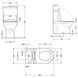 Унитаз напольный Qtap Leo Ultra Quiet 620&times;355&times;790 мм с сиденьем Soft-close, White QTLEO27W49261