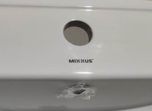Раковина меблева Mixxus Premium CUBIC-1501 610х460х170mm з отвором під змішувач та переливом (MP6495)
