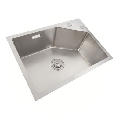 Кухонна мийка Platinum Handmade 58*43В (580x430x220 мм)