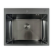 Мийка MIXXUS MH6050 DECOR GRAPHITE (MH6050 DECOR NANO-BLACK) (3.0/0.8) з нерж. сталі (колір графіт) (MX1934)