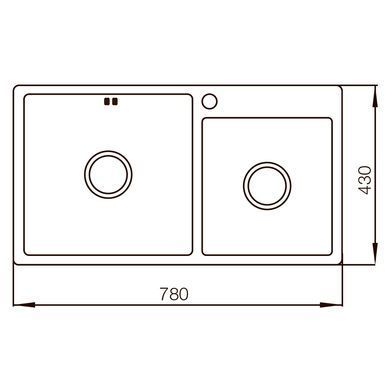 Мийка Mixxus MX7843-220x1.0-Satin (MX0564)