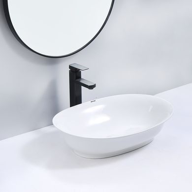 Раковина накладна Mixxus Premium ELLIPSE-0103 550х390х140mm (MP6553)