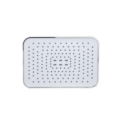 Лейка для верхнего душа Qtap Hlavova 260x180 мм прямоугольная QTHLA107CRM45785 Chrome/White