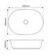 Раковина накладна Mixxus Premium ELLIPSE-0103 550х390х140mm (MP6553)