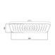 Лейка для верхнего душа Qtap Hlavova 260x180 мм прямоугольная QTHLA107CRM45785 Chrome/White