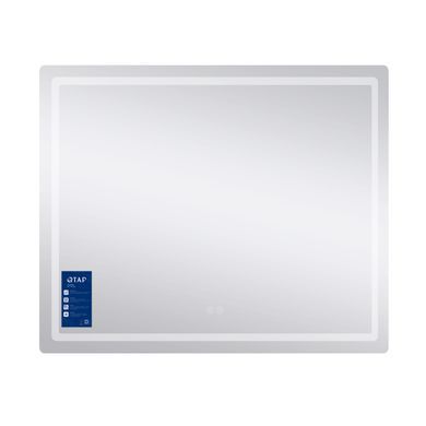 Зеркало Qtap Mideya (MI2) 900х700 с LED-подсветкой Touch, с антизапотеванием, с диммером, рег. яркости QT2078NCF9070