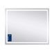 Зеркало Qtap Mideya (MI2) 900х700 с LED-подсветкой Touch, с антизапотеванием, с диммером, рег. яркости QT2078NCF9070