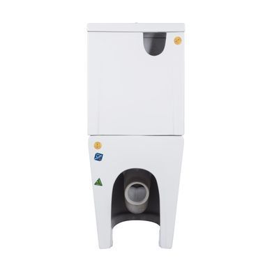 Унитаз напольный Qtap Swan Ultra Quiet с сидением Soft-close 640x360x835 мм QT16222182TW White
