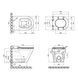 Унитаз подвесной Qtap Scorpio безободковый с сидением Soft-close QT1433053ERMB