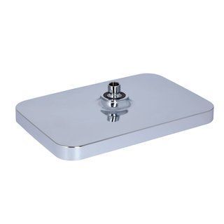 Лійка для верхнього душу Qtap Hlavova 330x220мм прямокутна QTHLA107CRM45944 Chrome