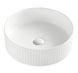 Умивальник накладний керамічний Mixxus Premium Wave-0101 400x400x125mm (MP6491)