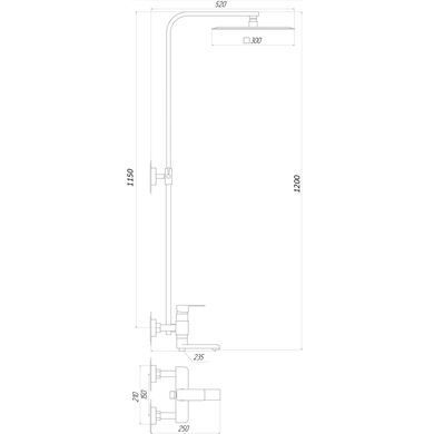 Душова система Globus Lux MILANO GLM-0007