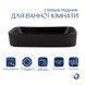 Комплект Qtap Scorpio: Раковина накладная прямоугольная 550х390х120 мм Matt Black + Донный клапан PU03