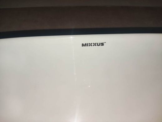 Раковина накладна Mixxus Premium DIVERSE-0112 WHITE-BLACK 455х325х135mm (MP6542)