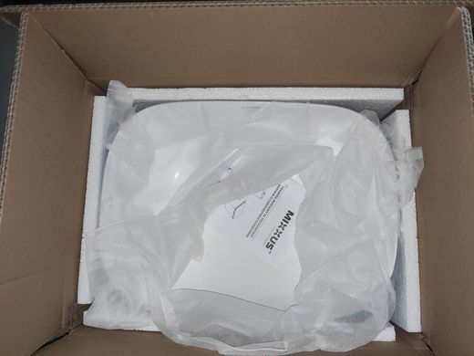 Раковина накладна Mixxus Premium DIVERSE-0112 WHITE-BLACK 455х325х135mm (MP6542)