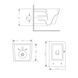 Унитаз подвесной Crow Rimless 485х340х330 мм, White, с сиденьем Slim Duroplast/ Soft-close/ Quick Release QT05335171RW Qtap